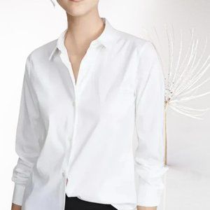 Elliot Lauren White Button Down Shirt 6